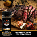 10-42 Steak Seasoning Gift Set - 3 Premium Flavors : All Purpose, Steak, Coffee Rub | Gourmet Meat Seasoning Dry Rub | Barbecue Spices and Seasonings
