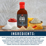 PS Seasoning Memphis King Tangy BBQ Sauce - Smoky, Sweet and Tangy All-Purpose Sauce for Marinating, Glazing, Basting, Dipping - Great on Ribs