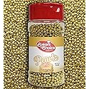 Bakers Choice Edible Pearls - Pearl Sprinkles - Metallic Gold Sugar Pearls - Dairy Free - Kosher - 3 oz.