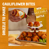 TABASCO Brand Buffalo Style Sauce, Medium Hot Sauce, Easy-to-Squeeze Bottle, Thick & Tangy, Five Simple Ingredients, Great on Chicken Party Wings