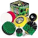 Electric Spin Scrubber Kitchen Cleaning Set with Multi-Purpose Cleaner Paste - Lemon Lime Scented, Stainless Steel Appliance, Oven, Stove Top