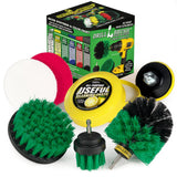 Electric Spin Scrubber Kitchen Cleaning Set with Multi-Purpose Cleaner Paste - Lemon Lime Scented, Stainless Steel Appliance, Oven, Stove Top