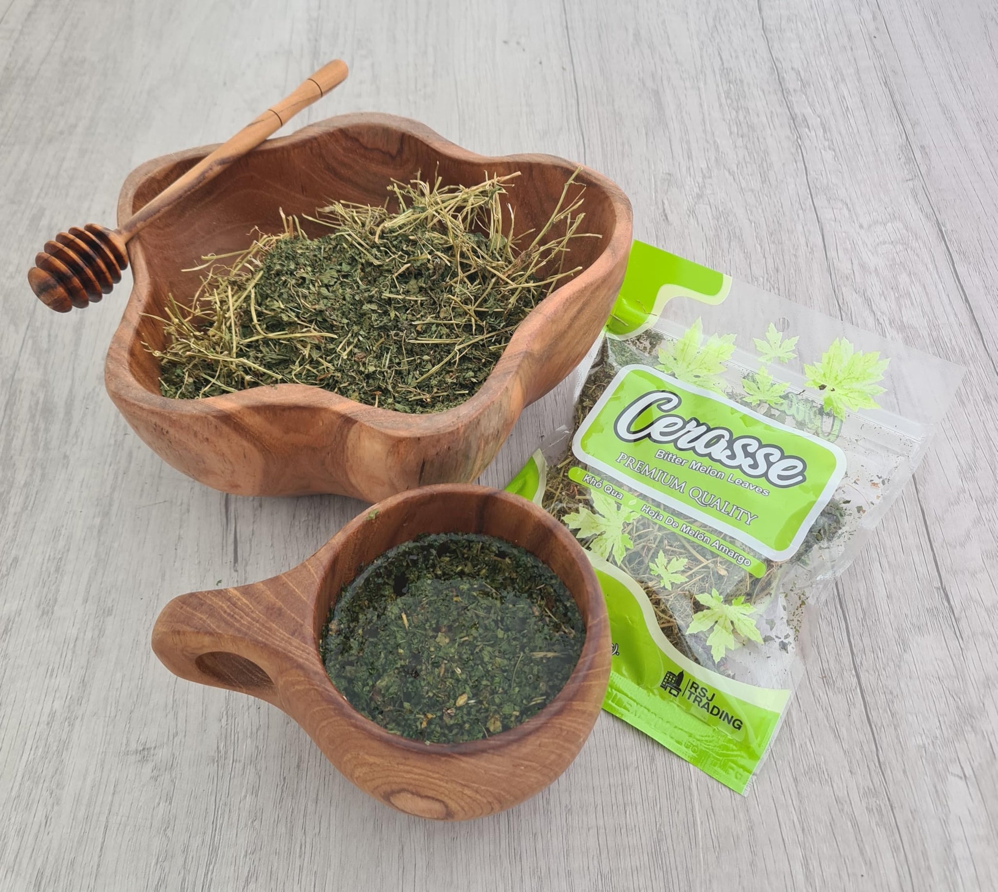 Cerasse Tea, Bitter Melon Bush Tea 0.5oz BUY MORE SAVE MORE, 3Pack, 5Pack and 48Pack (case) OPTIONS. Wildcrafted, Natural, Fresh, Selected by RSJ