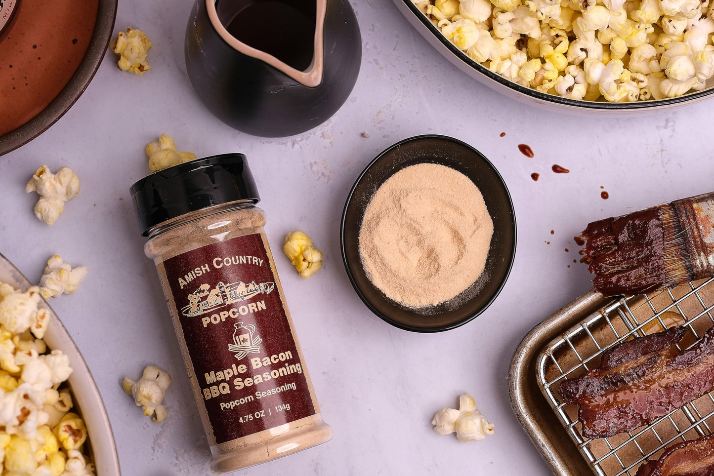 Amish Country Popcorn | Maple Bacon Seasoning - 4.75 oz | Old Fashioned, Non-GMO and Gluten Free
