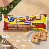 Lil Dutch Maid Almond Windmill Gingerbread Cookies | 9 oz (Pack of 3) | Crunchy Shaped Flavored Snack