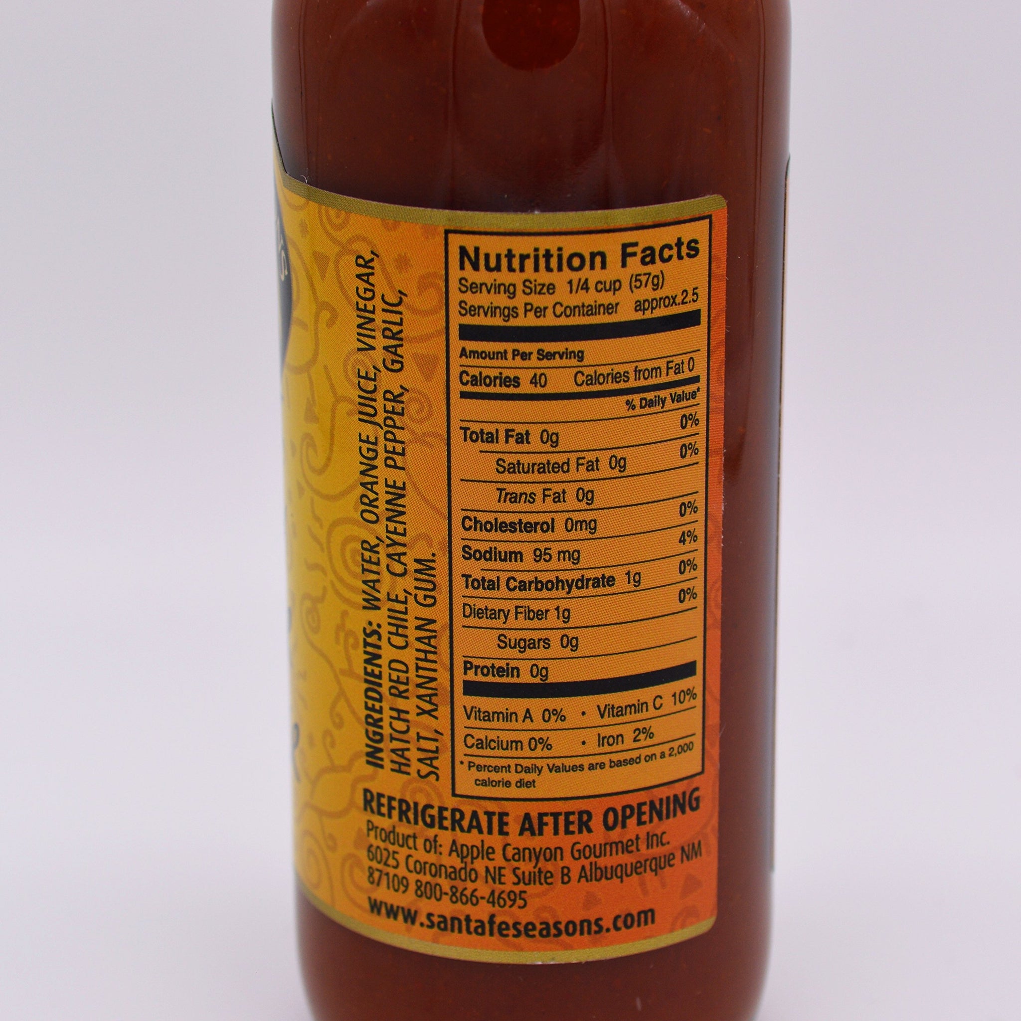 Santa Fe Seasons Red Chile Hot Sauce, 5 OZ