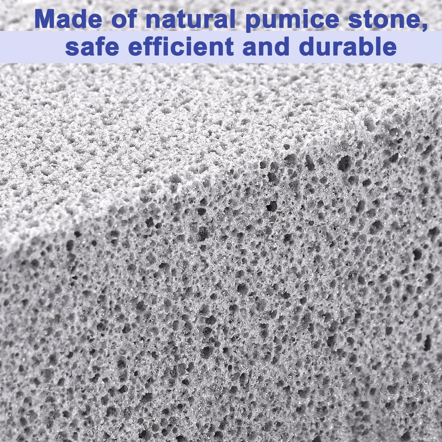 Ovveroche 7 Pack Pumice Stone for Toilet Cleaning, Pumice Stone Toilet Bowl Cleaner, Pumice Scouring Stick with Handle, Powerfully Cleans Hard Water