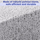 Ovveroche 7 Pack Pumice Stone for Toilet Cleaning, Pumice Stone Toilet Bowl Cleaner, Pumice Scouring Stick with Handle, Powerfully Cleans Hard Water