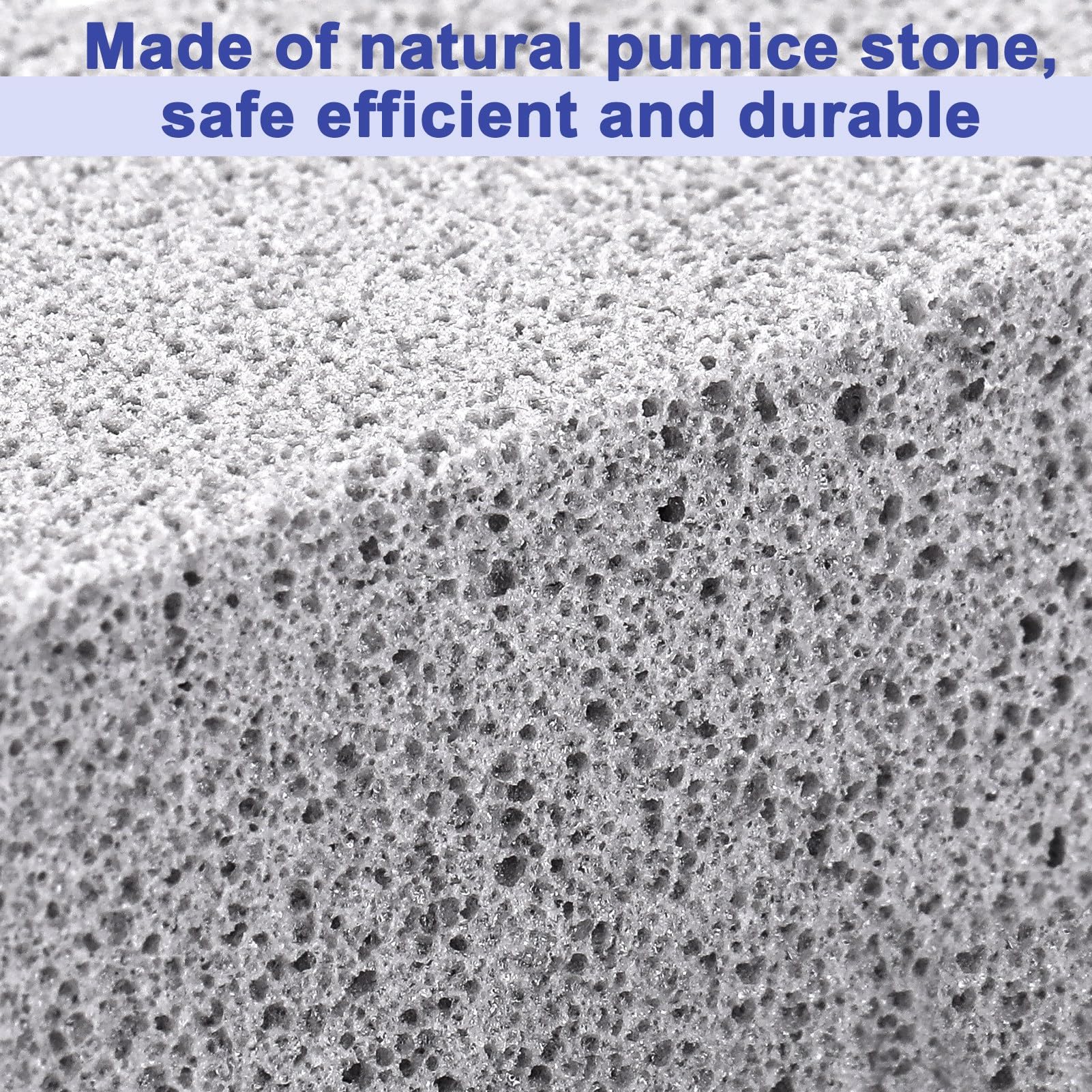 Ovveroche 7 Pack Pumice Stone for Toilet Cleaning, Pumice Stone Toilet Bowl Cleaner, Pumice Scouring Stick with Handle, Powerfully Cleans Hard Water