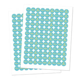 5th Birthday Kisses Stickers, Five Blue Kiss Labels for Boy Happy Birthday Party, Chocolate Drop Tabletop Decorations, Candy Not Included. Made in USA