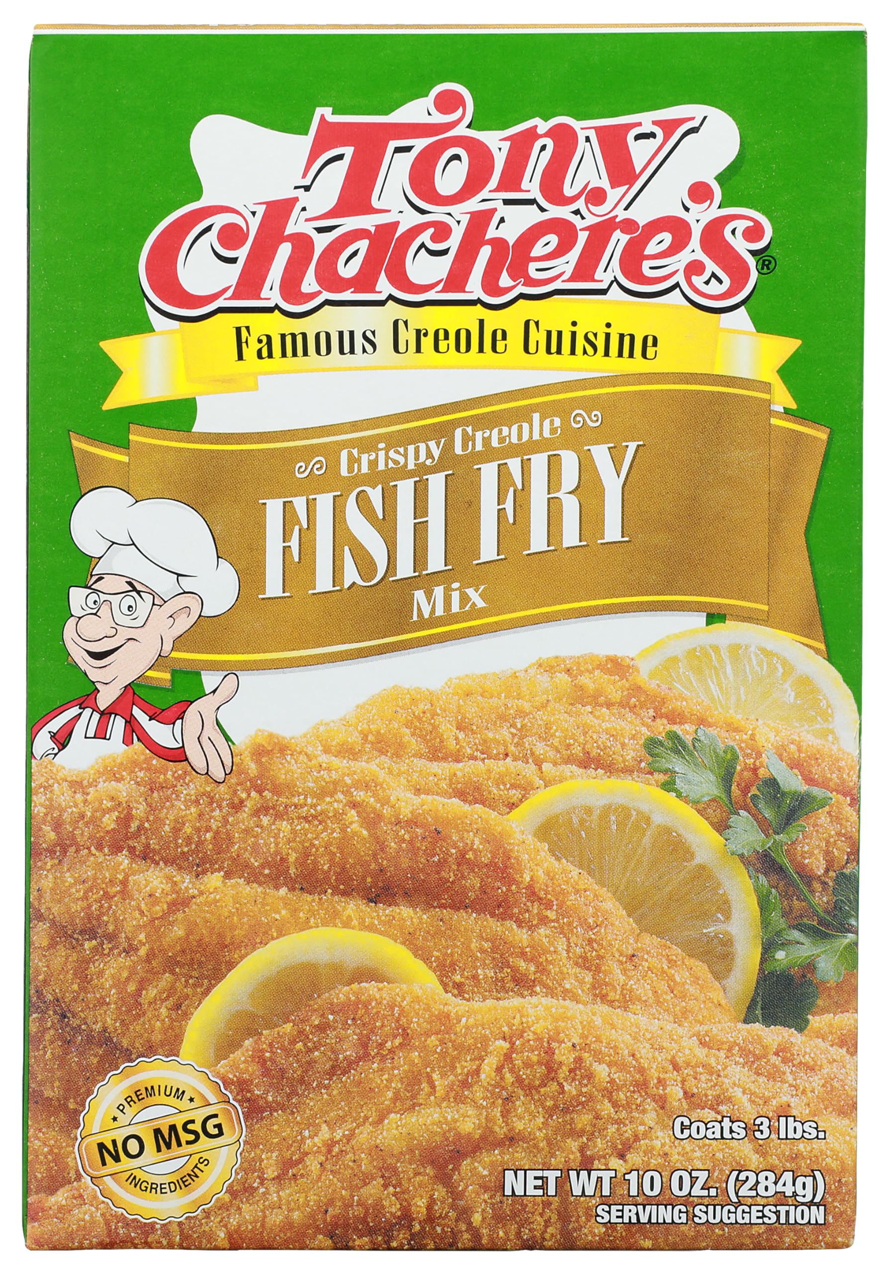 Tony Chachere's Crispy Fish Fry Mix 10 Oz.