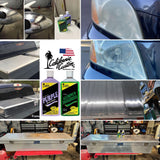 CALIFORNIA CUSTOM - Purple Metal Polish & Aluminum Deoxidizer Kit, No Silicone, Body Shop Safe, Great for Aluminum, Brass, Copper, Chrome, Silver