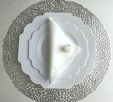 " OCCASIONS " 50 Plates Pack (25 Guests)-Heavyweight Wedding Party Disposable Plastic Plate Set -(25x10.5'' Dinner + 25x8'' Salad/Dessert) (Imperial