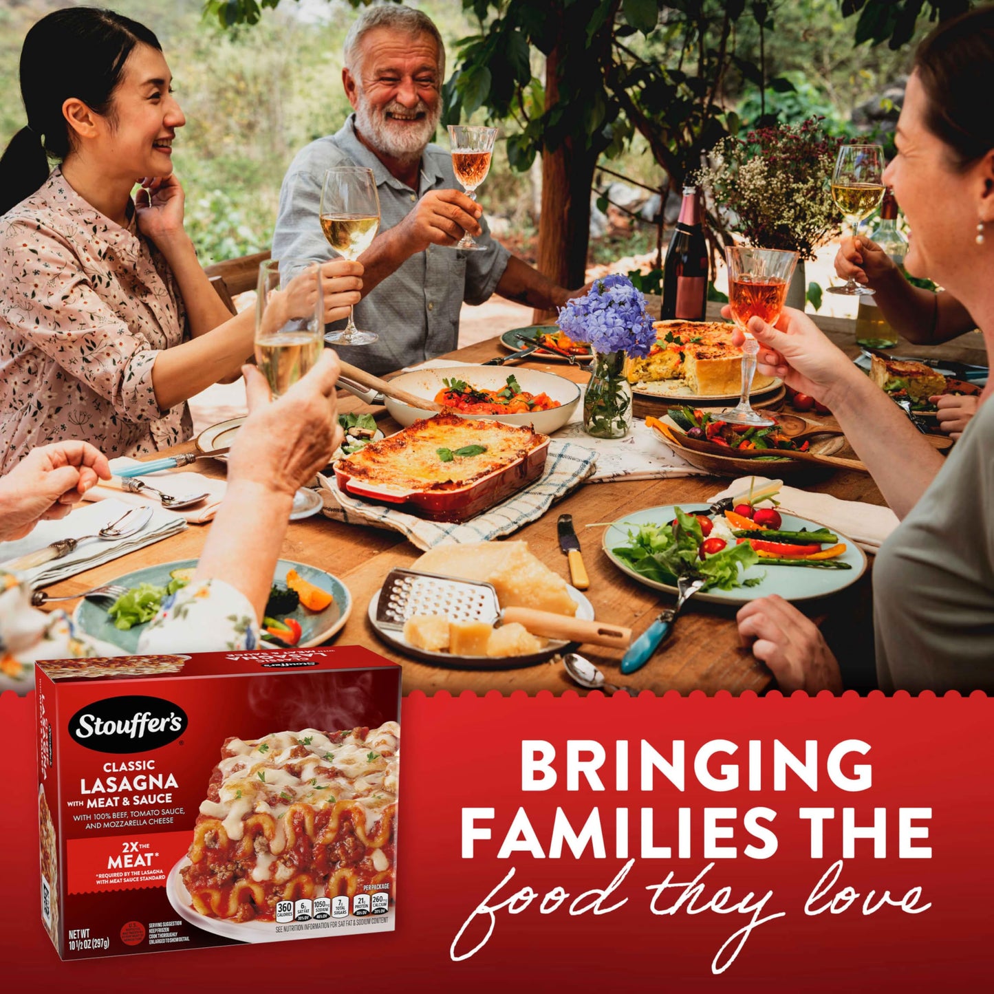 Stouffer's Classic Lasagna With Meat And Sauce, Single Serve Frozen Meal