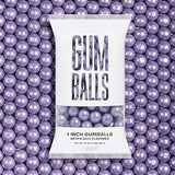 Candy Envy - Shimmer Lavender Gumballs - 1 Inch - Approximately 113 Gumballs Per 2 lb Bag - Bulk Lavender Candy - North American Made & Kosher