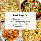 DeLallo Gluten Free Fusilli Brown Rice Pasta, Non-GMO, All Natural, Made in Italy, Kosher, Tree Nut Free, 12 Ounce Bag, (4 Pack)