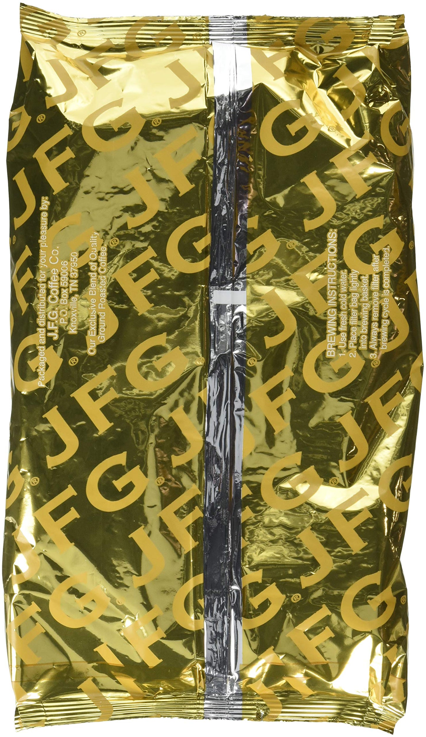 JFG Medium Roast Coffee Cafe Blend - Filter Pack, 1.3 Ounce - 42 per case.