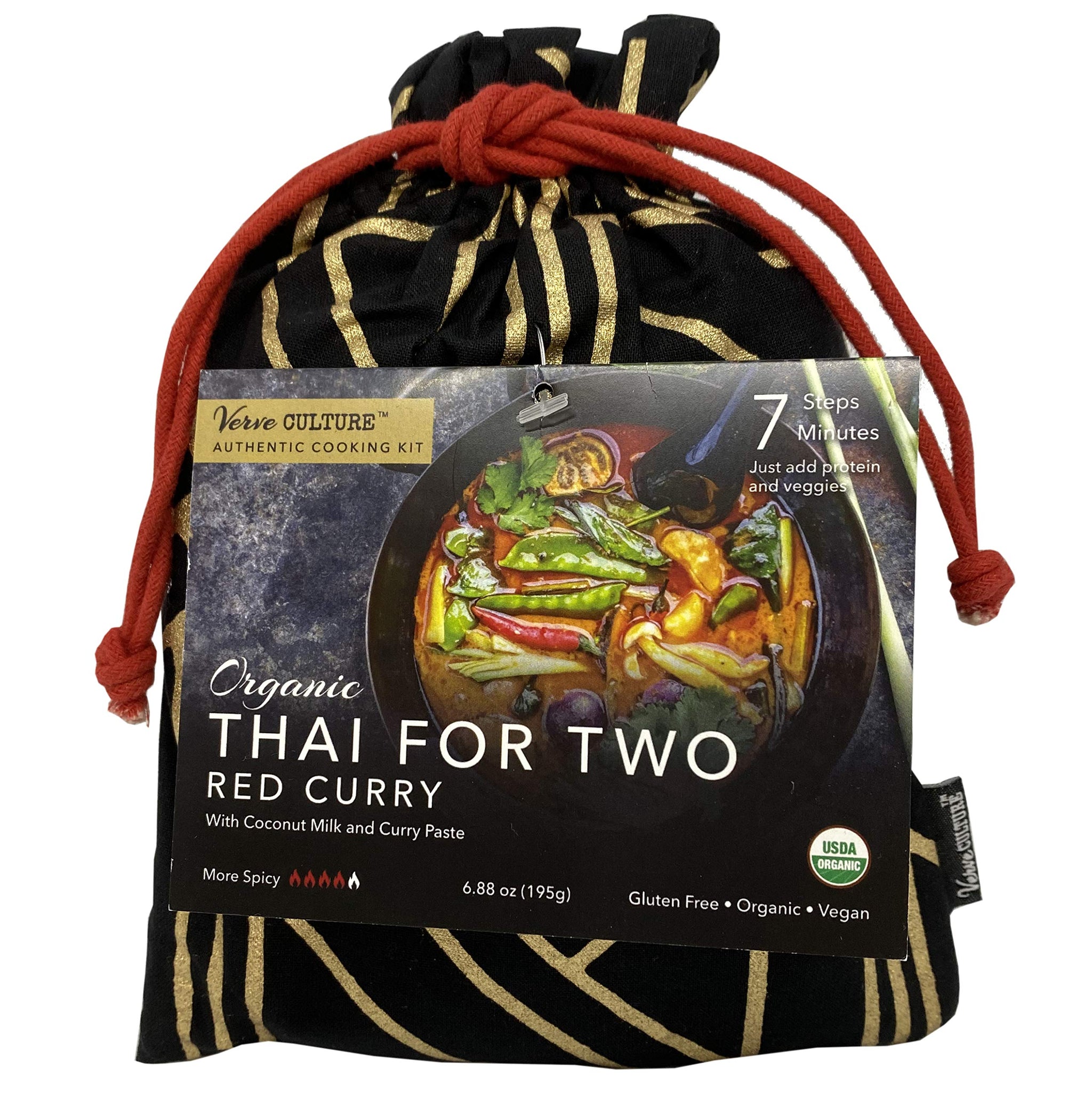 Verve Culture Thai for Two - Thai Red Curry | USDA Organic, Vegan, Gluten-Free | Made in Thailand