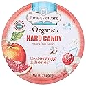 Torie and Howard Organic Hard Candy Tin, Blood Orange and Honey, 2 Ounce