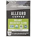Allegro Coffee, Coffee Breakfast Blend Pods Organic 18 Count, 6.9 Ounce