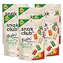 Snak Club Gummy Bears, Tajin Chili & Lime Sweet and Spicy Gummy Candy, Mild in Heat Bold in Flavor, Low-Fat, Vegan, Gluten-Free Snack, 9 oz Large