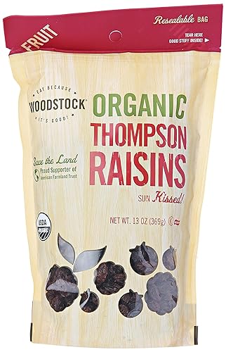 Woodstock Organic Thompson Raisins, 13 Oz