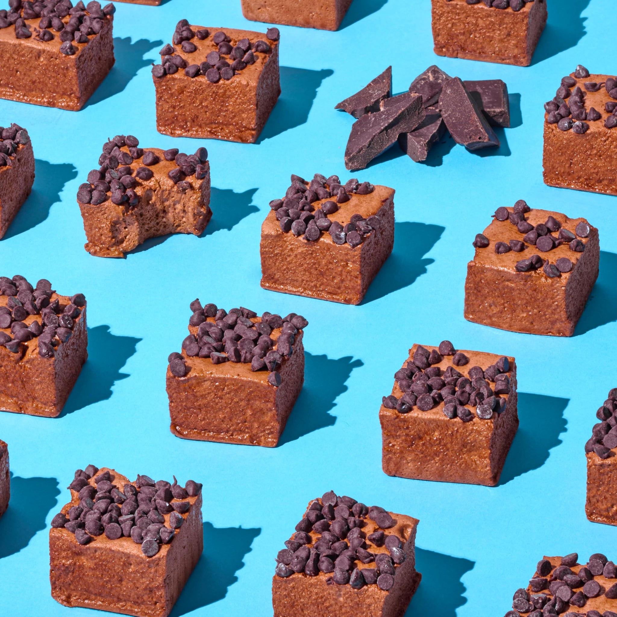 The Marshmallow Shop Double Chocolate Gourmet Marshmallows (6 Count) - Handcrafted Chocolate Marshmallows, Rich Artisanal Treat for S’mores & Cocoa