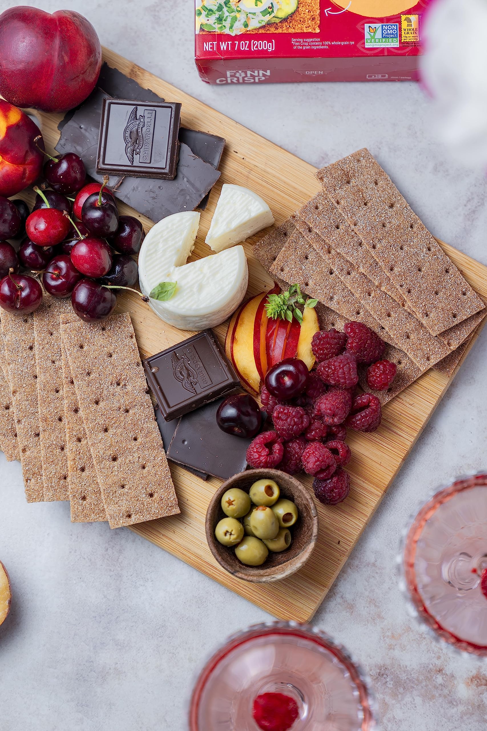Finn Crisps Rye Crispbread with Caraway 7oz | Thin, Crispy Rye Flatbreads with Caraway | Authentic Finnish Sourdough Crispbread | Caraway Rye Crackers