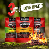 Jack Link's Beef Jerky Bold Variety Pack - Includes Sweet & Hot, Jalapeno and Peppered Jerky, Bulk Protein Snack Pack, Good Source of Protein, Meat