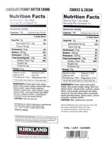 Kirkland Signature Protein Bar Variety Pack 20 Count Chocolate Peanut Butter Chunk & Cookies and Cream Gluten Free 21-22g of Protein 2g Sugar No
