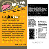 Dizzy Pig ish Fusion Fajita-ish Mexican Seasoning (Quart Shaker) - Hand Made in the USA - Seasons Around 120lbs of Food - MSG Free, Gluten Free