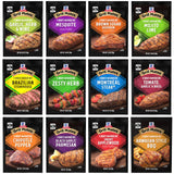 McCormick Grill Mates Marinade Mix Variety Pack, Includes 12 Marinade Mixes, Sweet, Smoky, Spicy, and Savory Flavors, For Chicken, Beef, Pork, Shrimp
