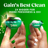 Gain Plus Flings Liquid Laundry Detergent Pacs, Gain's Best Clean, All-In-One, Original Scent, 45 Count