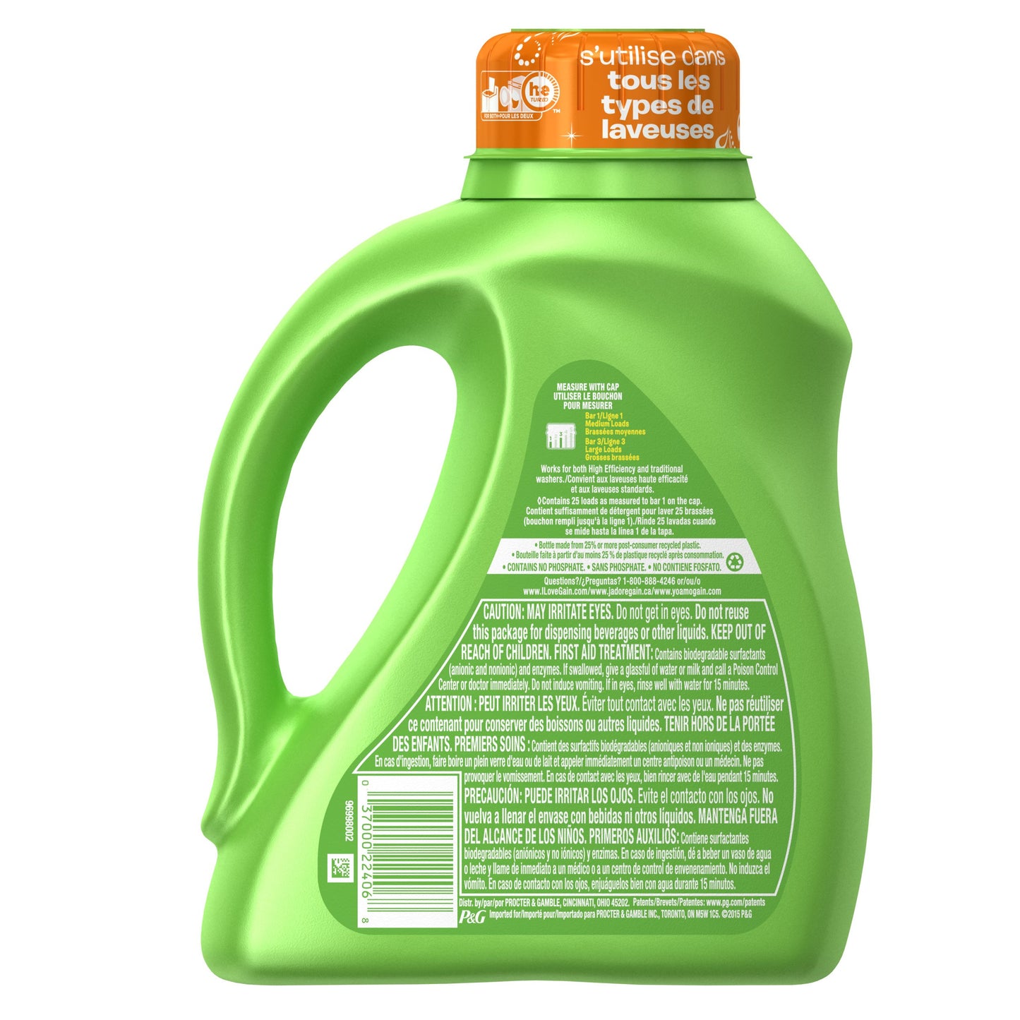 Gain Original Scent Laundry Detergent, 40 fl oz