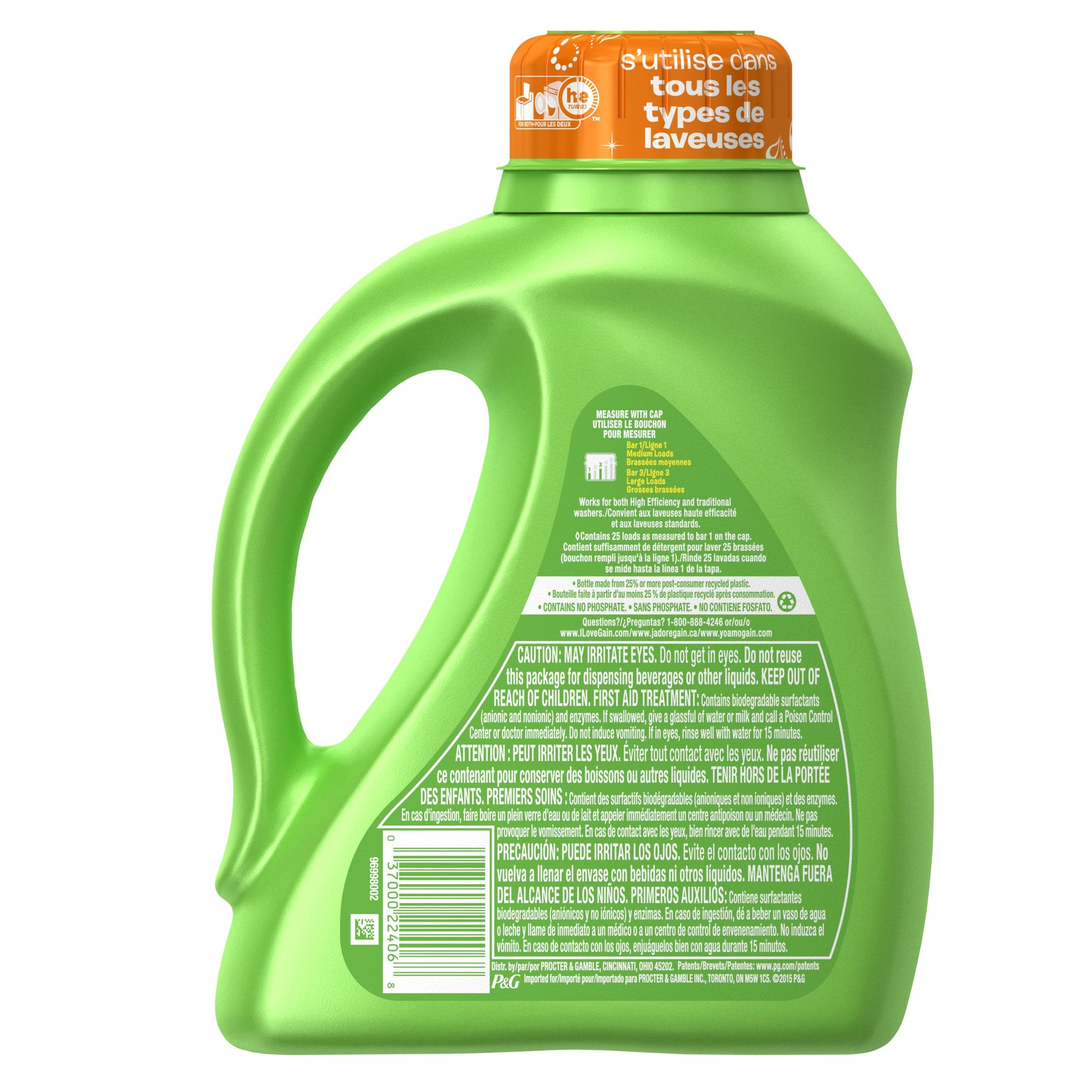 Gain Original Scent Laundry Detergent, 40 fl oz