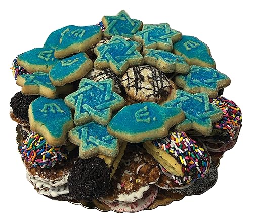 4 lb Gourmet Chanukah Cookies Platter - by Best Cookies
