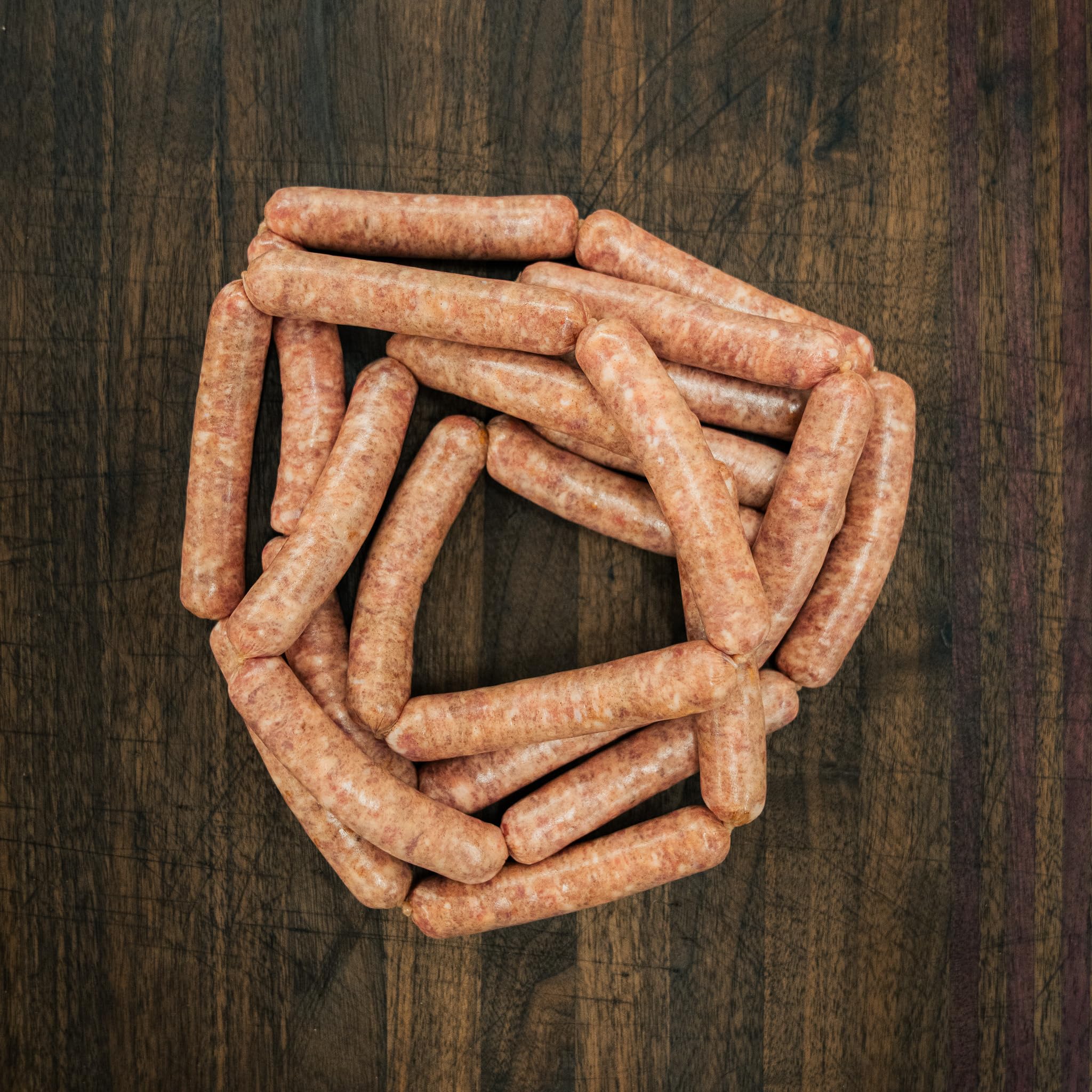 Bearded Butchers Apple Cinnamon Breakfast Links DIY Kit - Sweet & Savory Breakfast Sausage - Includes Apple Cinnamon Seasoning, Dried Apples & 21mm