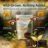 Natural Zing Wild Jungle Peanuts (Raw, Organic) | 16 oz, 16 Servings | Unique Heirloom Variety | True, Original Rare Form of the Peanut |