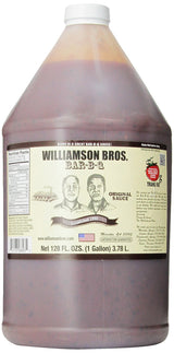 Williamson Bros Bar-B-Q Sauce Original Sauce, 128 Ounce