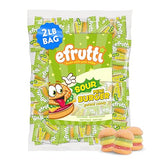 efrutti Sour Mini Burgers, Sour Gummy Candy, Individually Wrapped, 2 lb Bag, 100 Count