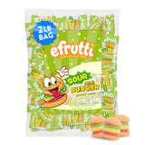 efrutti Sour Mini Burgers, Sour Gummy Candy, Individually Wrapped, 2 lb Bag, 100 Count