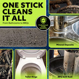 PUMIE Pumice Stone Toilet Bowl Cleaner (1-Pack) - Heavy Duty Scouring Stick for Toilet - Pumice Stone for Cleaning Rings, Bowls, Hard Water Stains