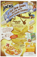 Kellogg's Cinnamon Jacks Cereal, Cinnamon, 10.7 Ounce