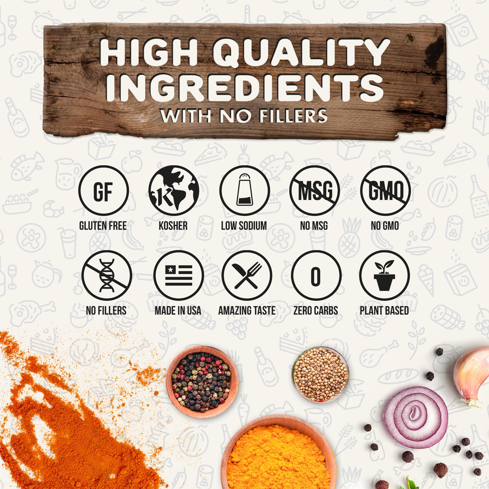 Holiday Combo Pack of 2 Herb, Spice and Seasoning Gift Set - Pumpkin Spice, & Gingerbread Cookie - Premium All Natural & Healthy Spice Blend - Low