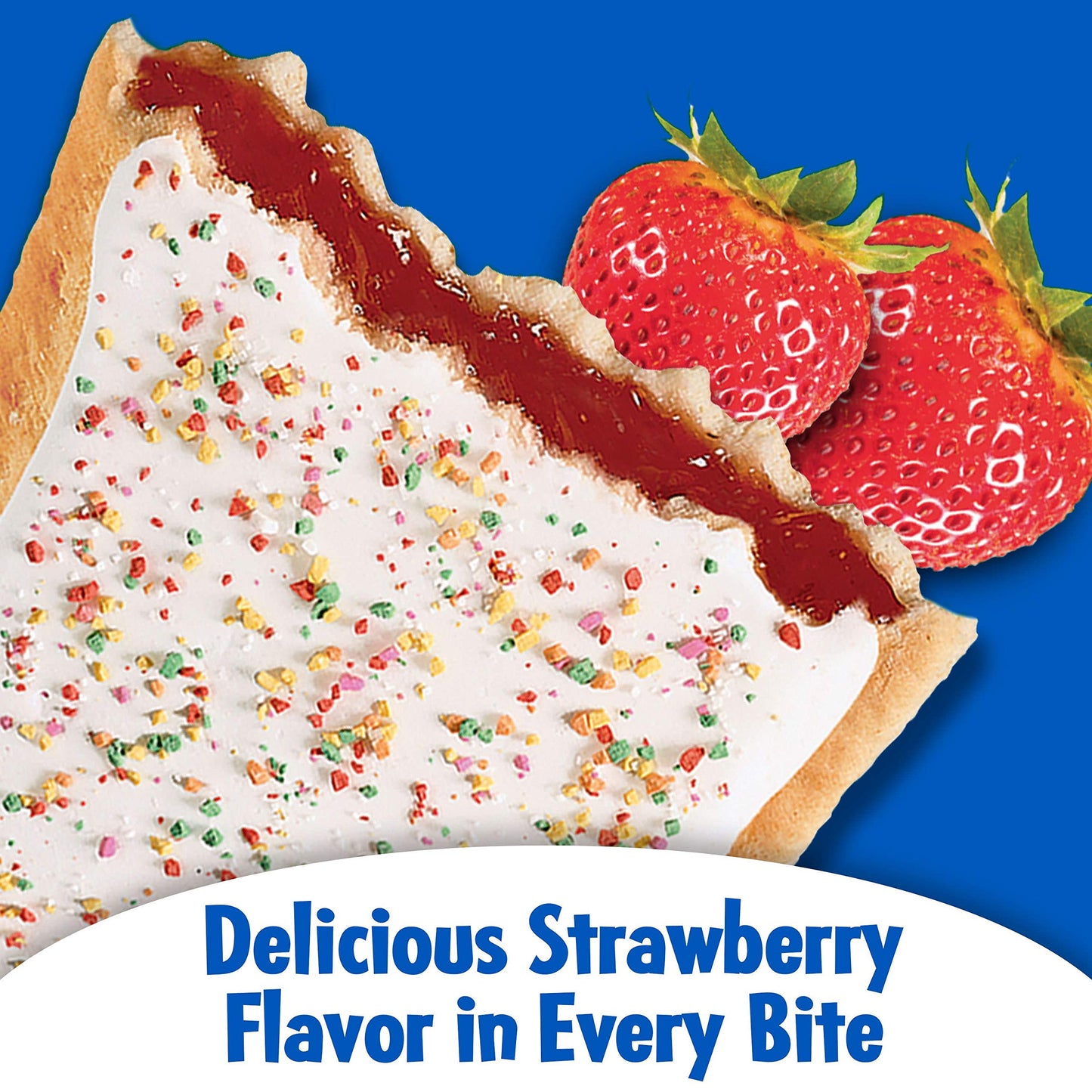 Pop-Tarts Breakfast Toaster Pastries, Frosted Strawberry Flavored, Value Pack, 29.3 oz (16 Count)