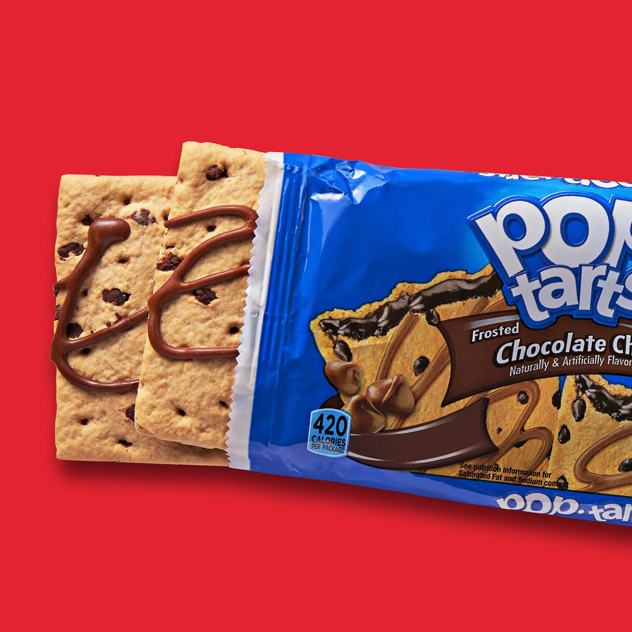 Kellogg's Pop-Tarts, Breakfast Toaster Pastries, Frosted Chocolate Chip, 22oz (72 Count)