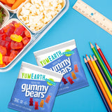 YumEarth Organic Gummy Bears - Fruity Gummy Candy Snack Packs, Gluten Free Snacks for Kids - Allergy Friendly, Non-GMO, No Artificial Dyes - Assorted