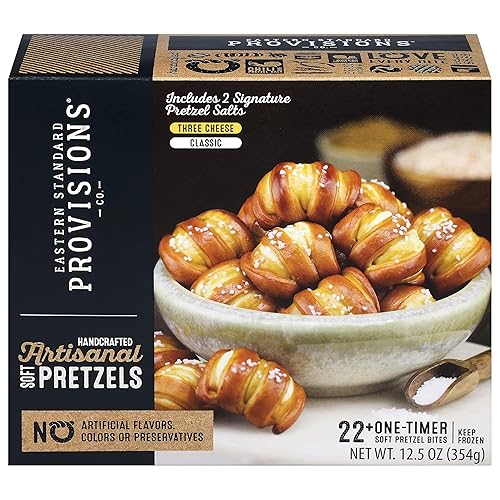 Eastern Standard Provisions, Frozen, Pretzels Artisinal Soft One Timer Bites, 12.5 Ounce