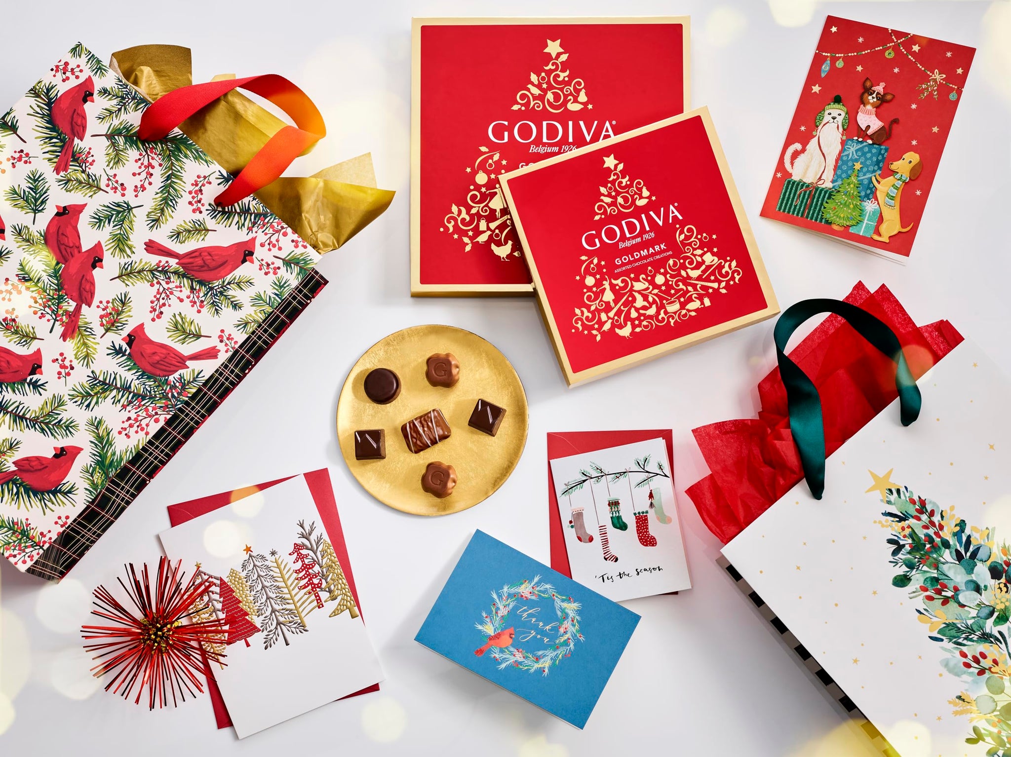 Godiva Chocolatier 36 pc Holiday Goldmark Chocolate Gift Box