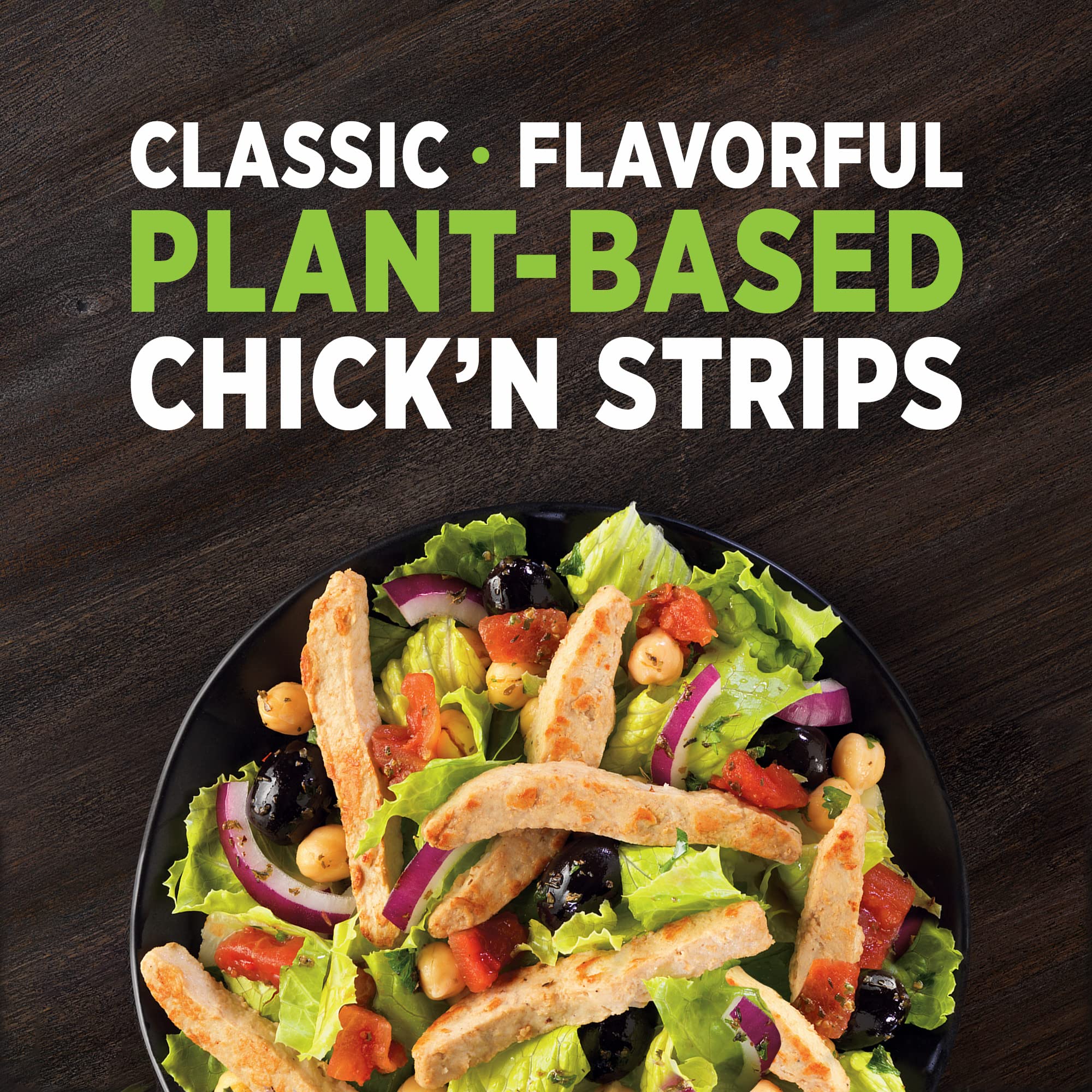 Gardein Ultimate Plant-Based Original Chick'n Strips, Vegan, Frozen Meat Alternative, 14 oz.